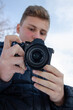 © FarukPhotography - A Young European boy capturing moment with his camera.