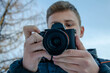© FarukPhotography - A Young European boy capturing moment with his camera.