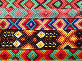 Indio colours - native friendship bracelets