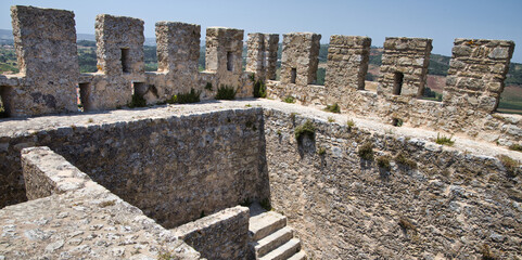 Poster - A closeup of a castle in the daylight