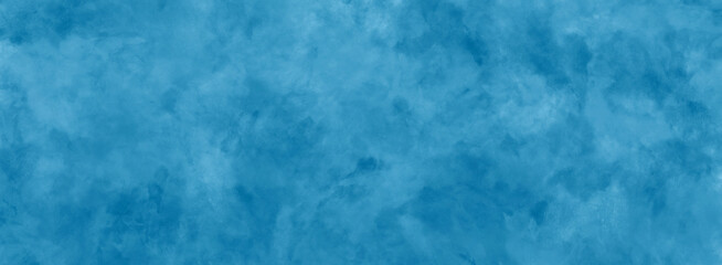 Wall Mural - blue watercolor background with vintage marbled texture and grunge paint stains pattern design on sk