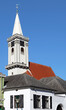 Turm der katholischen Pfarrkirche in Rust am See