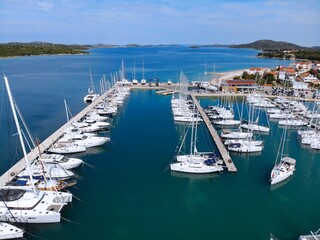 Sticker - Pirovac harbor in Croatia