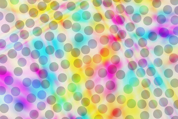 Wall Mural - abstract colorful illustration background with circles