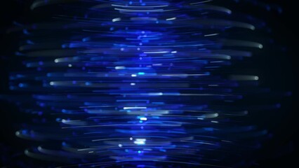 Wall Mural - abstract cylinder with particular lines flowing background loop/ 4k animation of an abstract wallpap