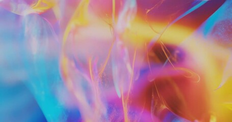 Wall Mural - abstract soothing colorful energy background with glowing lines. smooth and slow motion graphic for 