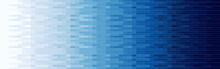 Abstract Blue Gradient Mosaic Banner Background. Vector Illustration.