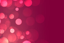 Nice Pink Bokeh Background With Light Effect