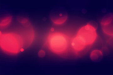 Wall Mural - defocused red blurred light effect bokeh background