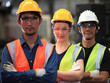 © sittinan - engineer team  full skill quality for maintenance and training  in industry factory worker , warehouse Workshop for factory operators, mechanical engineering team production.