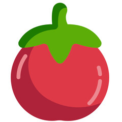 Sticker - tomato flat icon