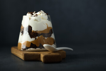 Poster - Homemade salted caramel and chocolate trifle