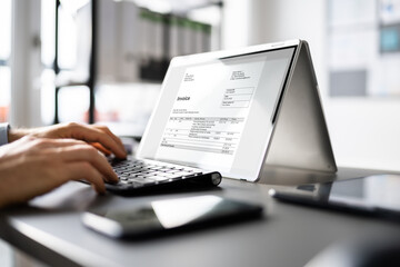 Online Digital E Invoice Statement