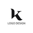 modern letter k logo design template