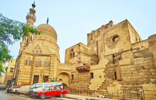 The Ruins Of Khayrbak Mosque, Cairo, Egypt