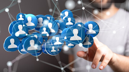 people network structure hr - human resources management and recruitment
