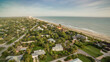 aerial view of Melbourne Beach oceanfront, Florida