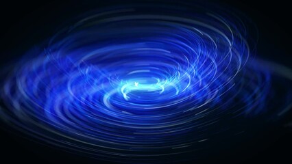 Wall Mural - abstract cylinder with particular lines flowing background loop/ 4k animation of an abstract wallpap