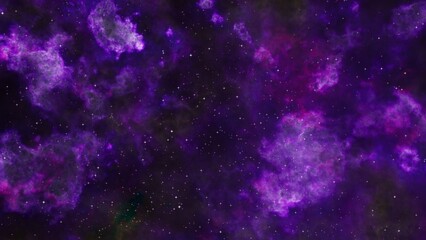 Wall Mural - pink and purple galaxy nebula and stars.