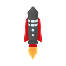 Black Rocket Illustration