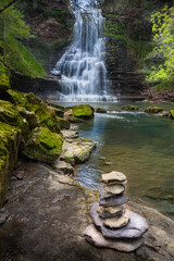 Waterfall with Karin