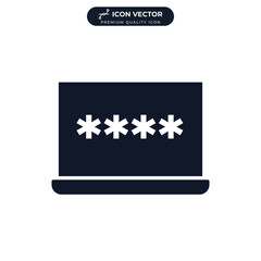 Wall Mural - Password icon symbol template for graphic and web design collection logo vector illustration