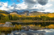 Fall at Sprague Lake in Rocky Mountain National Park located in Estes Park Colorado