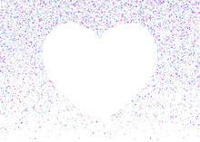 Kaleidoscope Confetti. Shiny Carnaval Gradient. Laser Flyer. Luxury Art. Modern Foil. Violet Party Background. Birthday Texture. Glitch Glitter. Pink Kaleidoscope Confetti