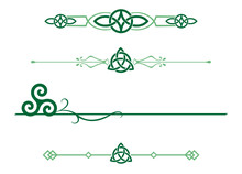 A Set Of Celtic Design Dividers
