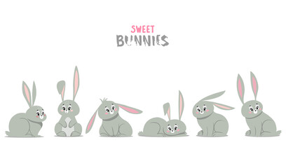 Canvas Print - bunnies