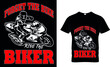 © M_S-Islam - FORGET THE BIKE RIDE THE BIKER T-SHIRT DESIGN