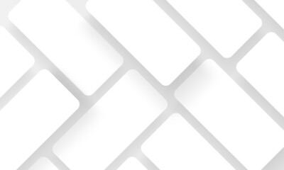 Blank Mobile App Screens Mockup for Showing UI Projects. Vector Illustration