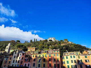 Wall Mural - Portofino pictoresque village Italy colorful buildings painted houses