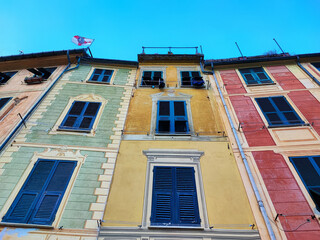 Wall Mural - Portofino pictoresque village Italy colorful buildings painted houses