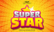 © anggi wibisono - Super star 3d editable text effect