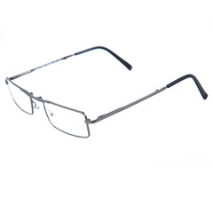 eyeglass frames on a white background. Stylish framed glasses on a white background.