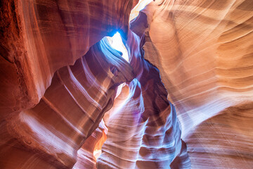 Poster - Antelope Canyon sunlight games and rocks - Arizona - USA.