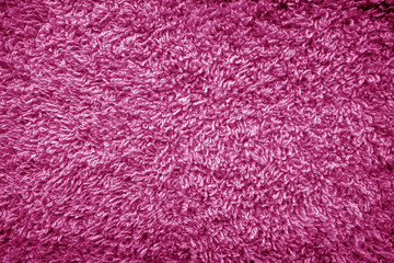 Wall Mural - Bath towel texture in pink tone.