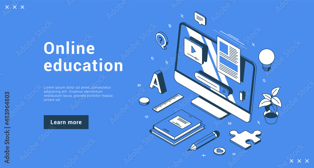 Online education web seminar internet class distance e learning ...