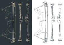 Compound Hunting Bow Blueprints
