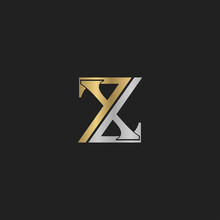 Alphabet Letters Initials Monogram Logo XZ, ZX, X And Z