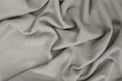 Grey knitted fabric textured background