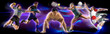 © Andrey Burmakin - Sport collage on dark background