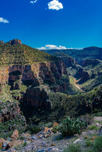 A View Of Salt River Canyon In Arizona