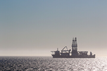 Wall Mural - Offshore Drill Ship, Namibia