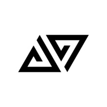 Letter AG Monogram Ambigram Logo Design