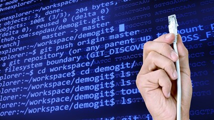 internet cable and first world wide web source code