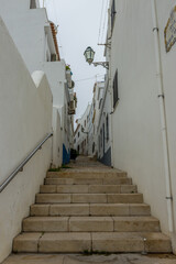 Sticker - The beautiful exterior of the buildings in the Albufeira City in Portugal