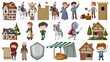 © brgfx - Set of fantasy cartoon characters