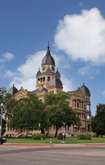 Wall Mural - Denton County Courthouse in downtown Denton, TX